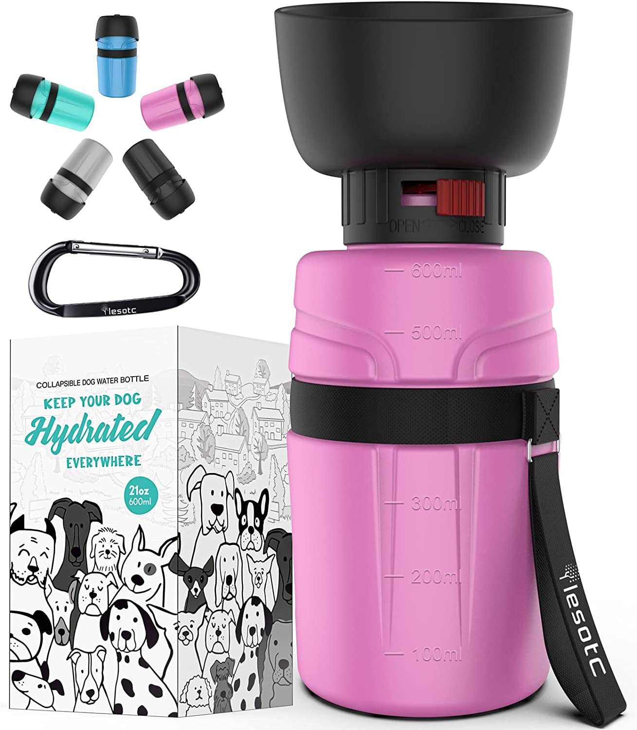 Portable Folding Dog Water Bottle