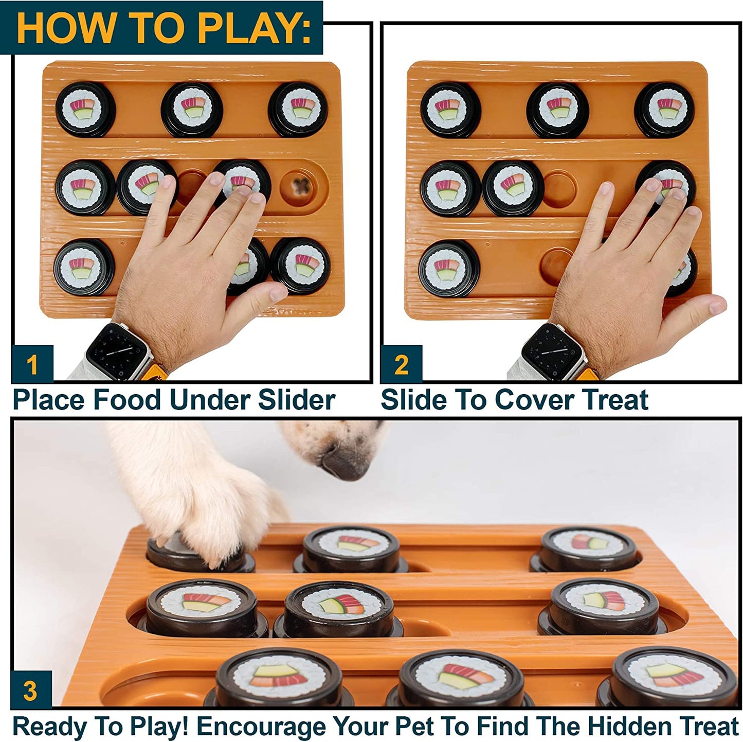 Interactive Sushi Puzzle Game For Pets