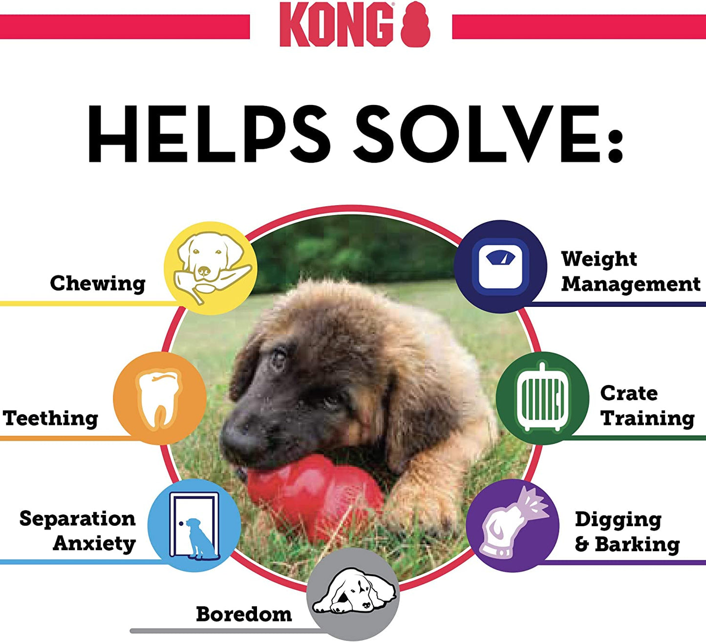 Extra Small  KONG Natural Rubber Chew Toy 